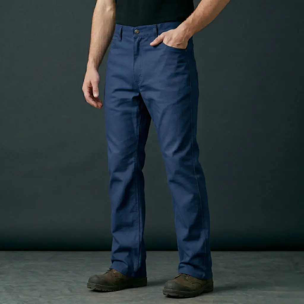 [PANT-AZU-38-515] Pantalón WorkTech Liso (Azul, 38)